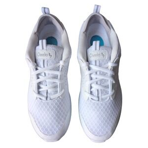 Tony Little Cheeks Fit Body Energy Pad White Mesh Walking Sneakers Womens 11W